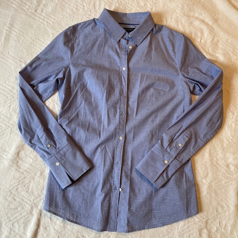 Banana Republic Blue Riley Shirt - Size 6